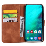 Custodia portafoglio in pelle con slot carte per Galaxy A80 e A90