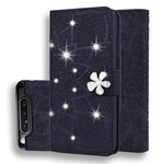 Custodia portafoglio in pelle con slot carte per Galaxy A80 e A90
