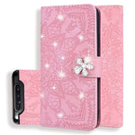 Custodia portafoglio in pelle con slot carte per Galaxy A80 e A90