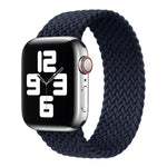 Cinturino di ricambio per cinturino di ricambio in nylon intrecciato con testa in metallo per Apple Watch Series 6 e SE e 5 e 4 40 mm / 3 e 2 e 1 38 mm, XS 128mm