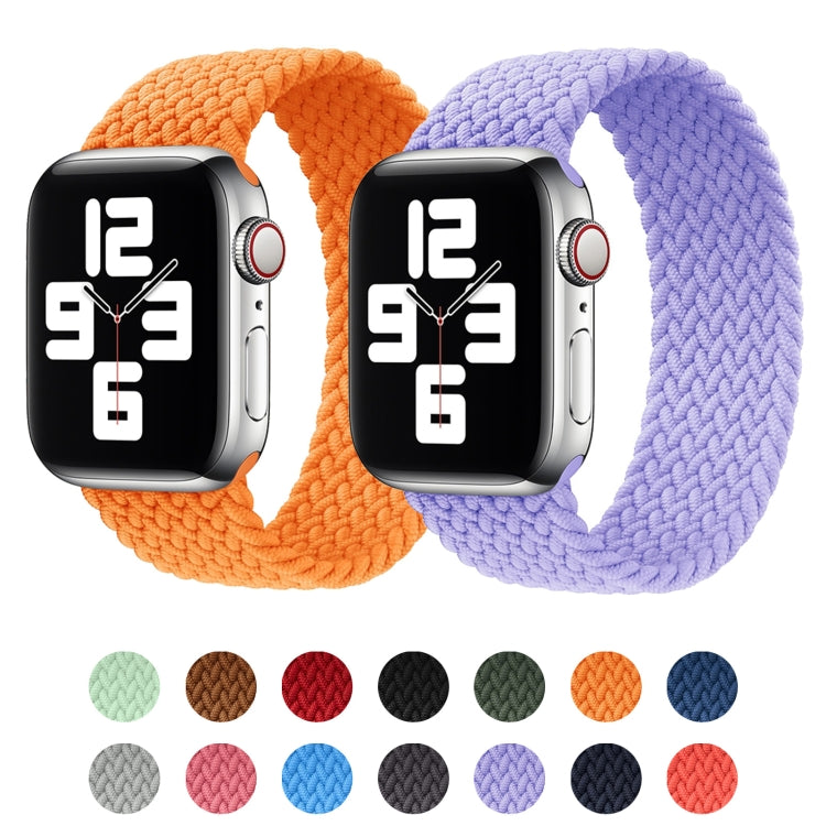 Cinturino di ricambio per cinturino di ricambio in nylon intrecciato con testa in metallo per Apple Watch Series 6 e SE e 5 e 4 40 mm / 3 e 2 e 1 38 mm, XS 128mm