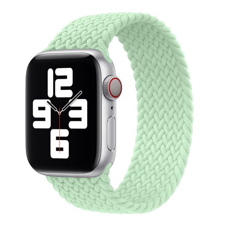 Cinturino di ricambio per cinturino di ricambio in nylon intrecciato con testa in metallo per Apple Watch Series 6 e SE e 5 e 4 40 mm / 3 e 2 e 1 38 mm, M 145mm