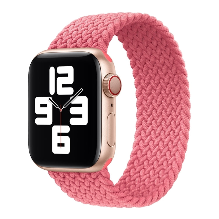 Cinturino di ricambio per cinturino di ricambio in nylon intrecciato con testa in metallo per Apple Watch Series 6 e SE e 5 e 4 40 mm / 3 e 2 e 1 38 mm, M 145mm