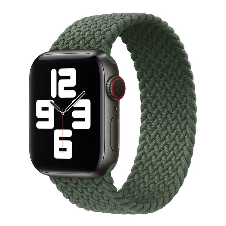 Cinturino di ricambio per cinturino di ricambio in nylon intrecciato con testa in metallo per Apple Watch Series 6 e SE e 5 e 4 40 mm / 3 e 2 e 1 38 mm, L 155mm