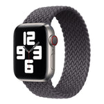 Cinturino di ricambio per cinturino di ricambio in nylon intrecciato con testa in metallo per Apple Watch Series 6 e SE e 5 e 4 40 mm / 3 e 2 e 1 38 mm, L 155mm