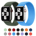 Cinturino di ricambio per cinturino di ricambio in nylon intrecciato con testa in metallo per Apple Watch Series 6 e SE e 5 e 4 44 mm / 3 e 2 e 1 42 mm, XS 135mm