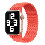 Cinturino di ricambio per cinturino di ricambio in nylon intrecciato con testa in metallo per Apple Watch Series 6 e SE e 5 e 4 44 mm / 3 e 2 e 1 42 mm, S 145mm