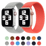 Cinturino di ricambio per cinturino di ricambio in nylon intrecciato con testa in metallo per Apple Watch Series 6 e SE e 5 e 4 44 mm / 3 e 2 e 1 42 mm, S 145mm