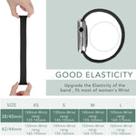 Cinturino di ricambio per cinturino di ricambio in nylon intrecciato con testa in metallo per Apple Watch Series 6 e SE e 5 e 4 44 mm / 3 e 2 e 1 42 mm, M 155mm
