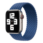 Cinturino di ricambio per cinturino di ricambio in nylon intrecciato con testa in metallo per Apple Watch Series 6 e SE e 5 e 4 44 mm / 3 e 2 e 1 42 mm, L 165mm