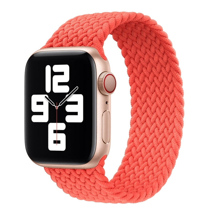 Cinturino di ricambio per cinturino di ricambio in nylon intrecciato con testa in metallo per Apple Watch Series 6 e SE e 5 e 4 44 mm / 3 e 2 e 1 42 mm, L 165mm
