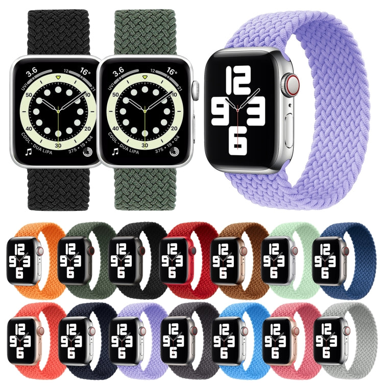 Cinturino di ricambio per cinturino di ricambio in nylon intrecciato con testa in metallo per Apple Watch Series 6 e SE e 5 e 4 44 mm / 3 e 2 e 1 42 mm, L 165mm