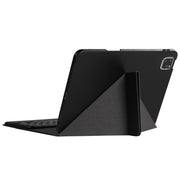 B011 Custodia in pelle per tastiera Bluetooth divisibile con supporto triangolare e slot per penna, For iPad 9.7 2018 & 2017 / Pro 9.7 / Air 2, For iPad 10.2 2020 & 2019 / Pro 10.5 inch / Air 3 10.5 inch                                                 ...