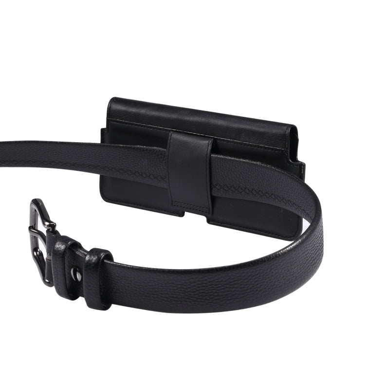 Marsupio in pelle per smartphone 5,5-6,5 pollici