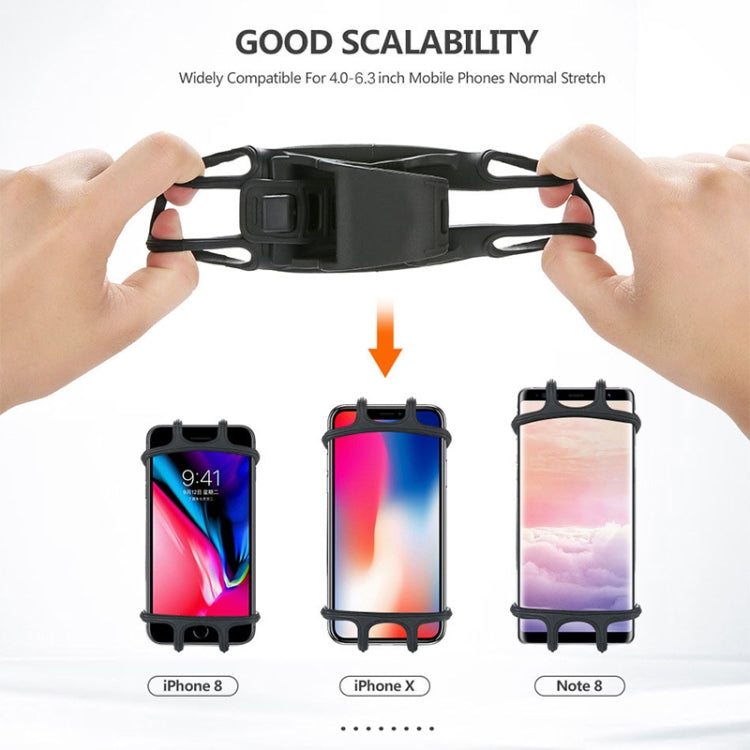 Supporto per telefono universale per bicicletta in gel di silice puro, Universal Mobile Phone