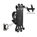 Supporto per telefono da bicicletta in gel di silice con rotazione a 360 gradi per telefono cellulare da 4-6,8 pollici, for 4-6.8 inch Mobile Phone