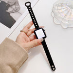 Cinturino con cinturino in vera pelle con fibbia a doppia borchia per Apple Watch Series, 7 45mm / 6 & SE & 5 & 4 44mm / 3 & 2 & 1 42mm, 7 41mm / 6 & SE & 5 & 4 40mm / 3 & 2 & 1 38mm