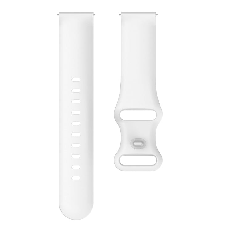 Cinturino di ricambio per cinturino in silicone con fibbia a farfalla, 20mm For Samsung Galaxy Watch Active 3 41mm, 22mm For Samsung Galaxy Watch Active 3 45mm
