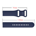 Cinturino di ricambio per cinturino in silicone con fibbia a farfalla, 20mm For Samsung Galaxy Watch Active 3 41mm, 22mm For Samsung Galaxy Watch Active 3 45mm