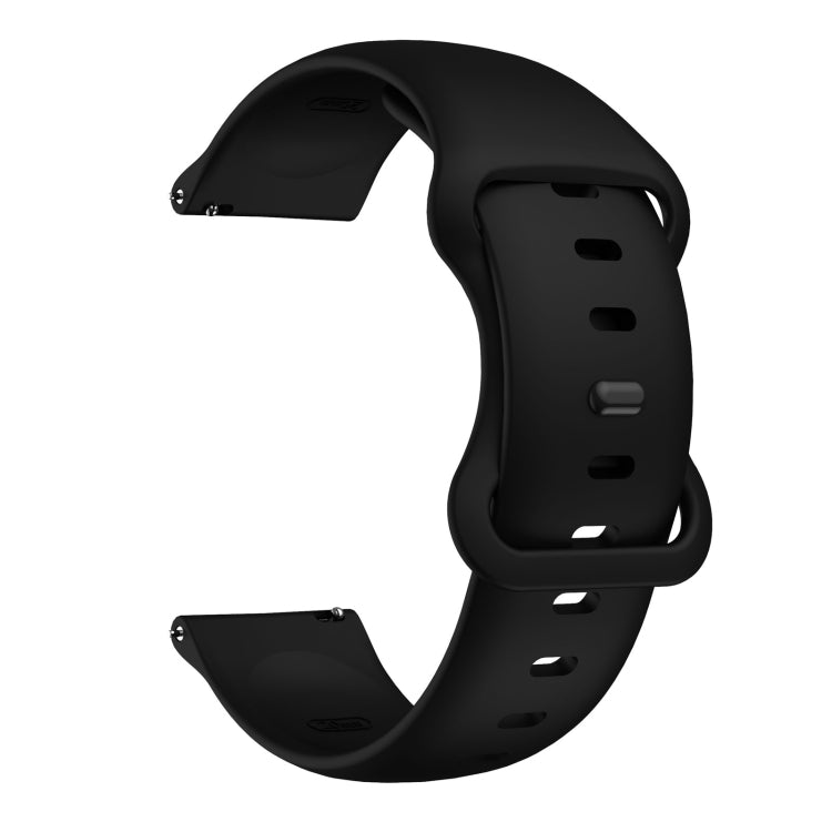 Cinturino di ricambio per cinturino in silicone con fibbia a farfalla, 20mm For Samsung Galaxy Watch Active 3 41mm, 22mm For Samsung Galaxy Watch Active 3 45mm