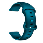 Cinturino di ricambio per cinturino in silicone con fibbia a farfalla, 20mm For Samsung Galaxy Watch Active 3 41mm, 22mm For Samsung Galaxy Watch Active 3 45mm