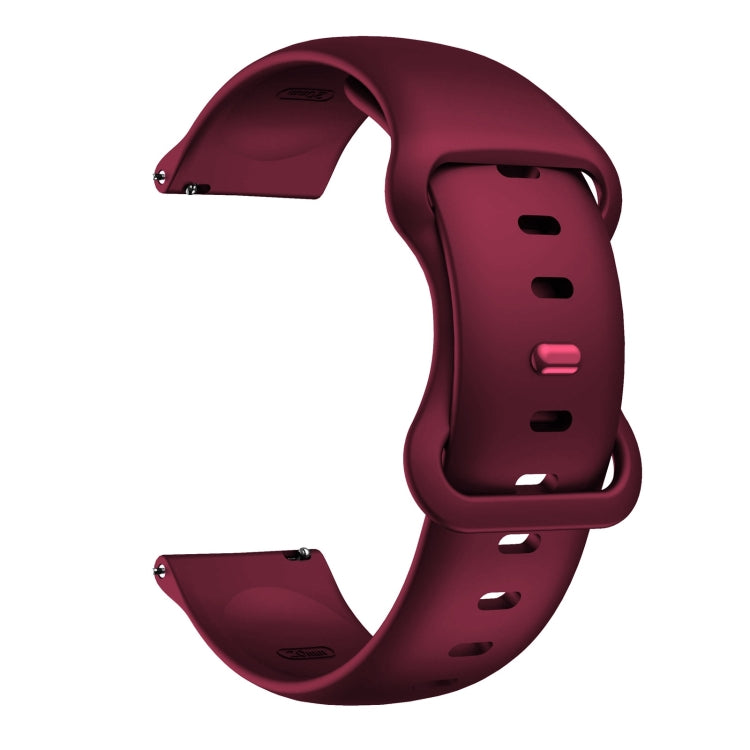 Cinturino di ricambio per cinturino in silicone con fibbia a farfalla, 20mm For Samsung Galaxy Watch Active 3 41mm, 22mm For Samsung Galaxy Watch Active 3 45mm