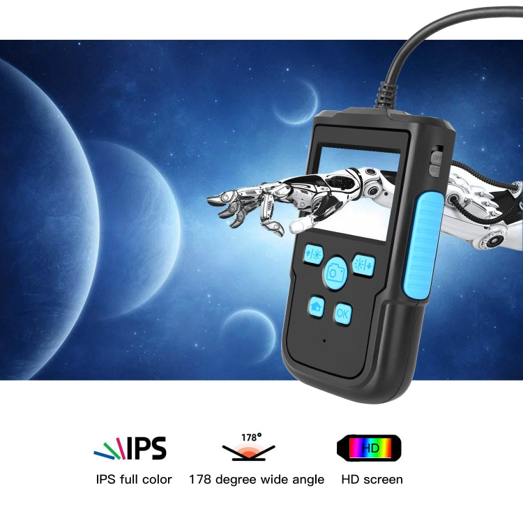 P60B 3.9mm 1080P Schermo IPS da 2,4 pollici IP68 Endoscopio digitale HD impermeabile, 3.9mm 2m Hard Cable, 3.9mm 5m Hard Cable, 3.9mm 10m Hard Cable
