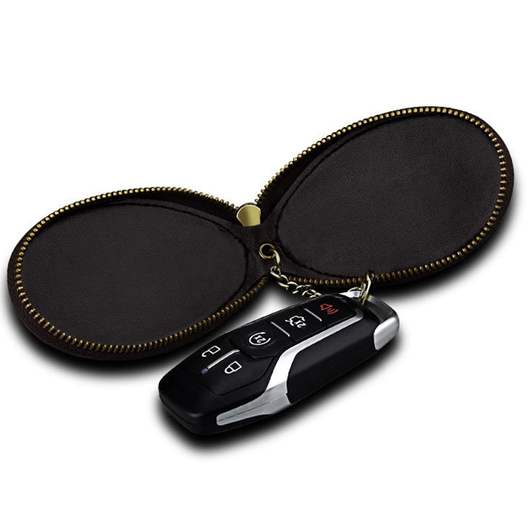 Portachiavi universale per auto da appendere in pelle vintage, Vintage Leather Coffee