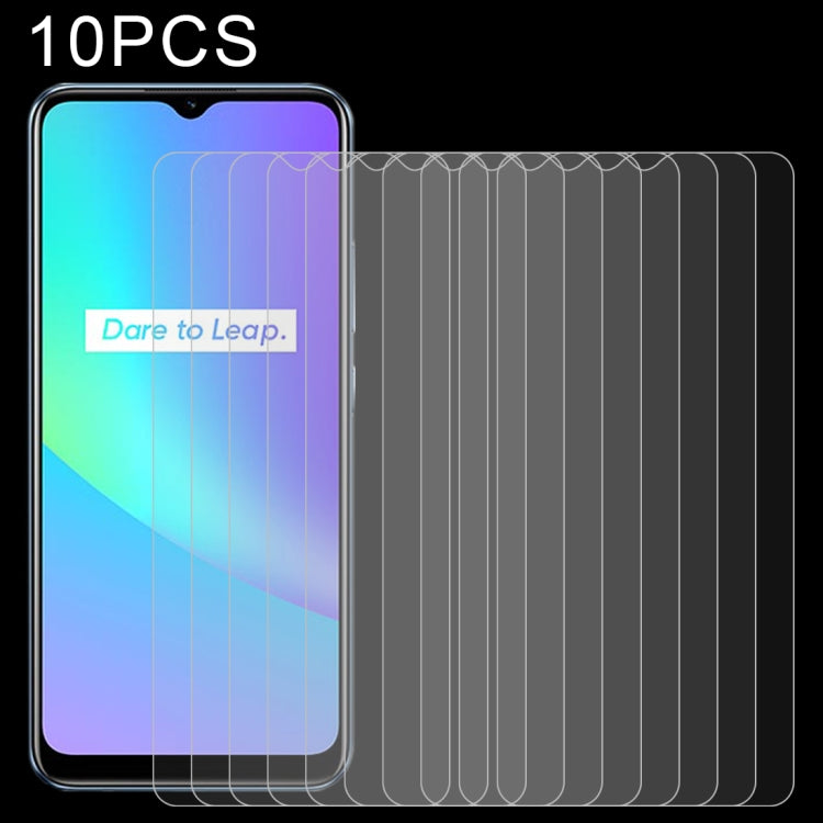 10 pellicole in vetro temperato da 0,26 mm 9H 2,5D, For OPPO Realme C25 (10 PCS), For OPPO Realme C21 (10 PCS), For OPPO Realme C15 (10 PCS), For OPPO Realme C12 (10 PCS), For OPPO Realme Q3 Pro Carnival / Q3 Pro 5G (10 PCS), For OPPO Realme C20 (10 PCS)