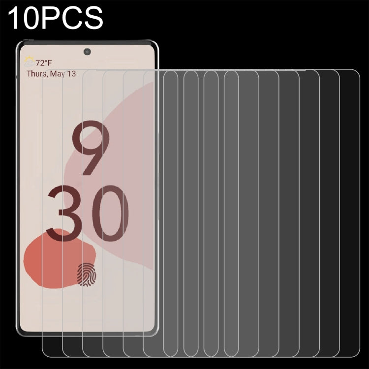 10 pellicole in vetro temperato da 0,26 mm 9H 2,5D, For Google Pixel 6 (10 PCS), For Google Pixel 6 Pro (10 PCS)