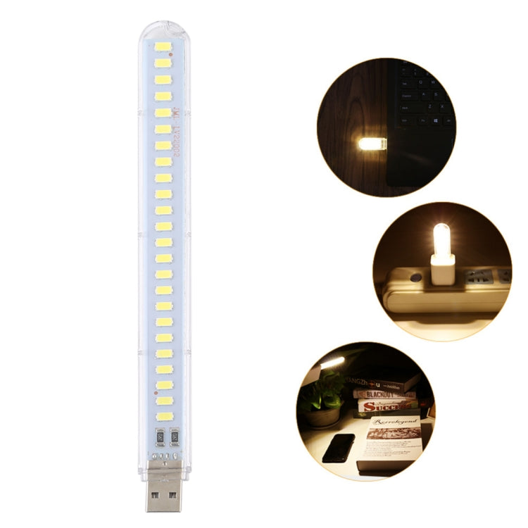 Lampada da libro a LED USB Luce notturna portatile, 3W 24LEDs 5V 200LM White Light, 3W 3LEDs 5V 80LM White Light, 3W 24LEDs 5V 200LM Warm Light, 3W 3LEDs 5V 80LM Warm Light