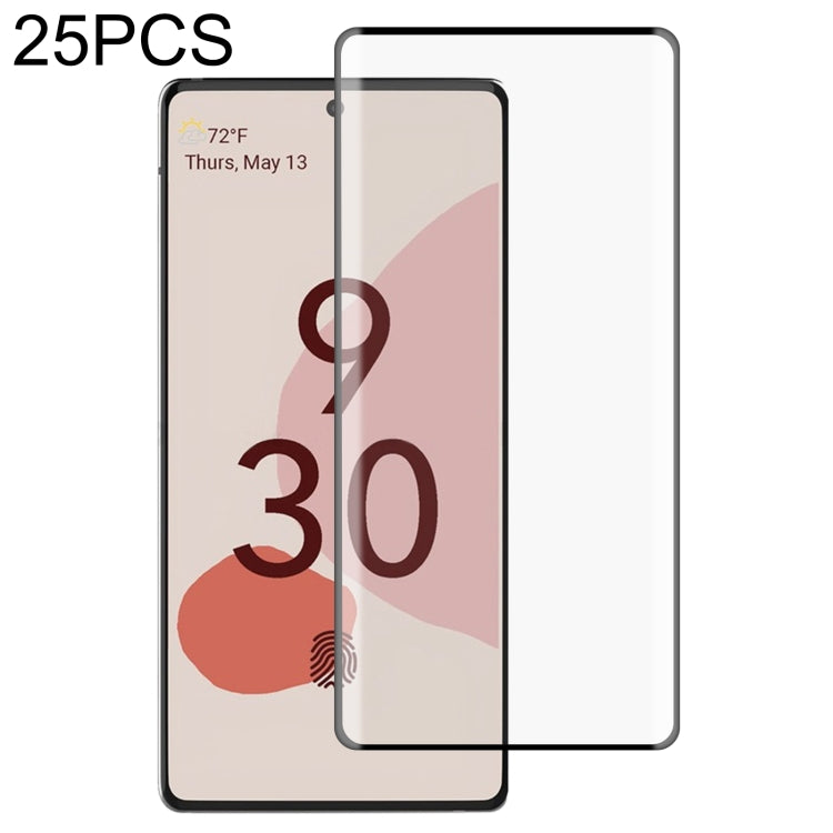 Pellicola in vetro temperato a schermo intero con colla intera da 25 pezzi, For Google Pixel 6 (25 PCS), For Google Pixel 6 Pro (25 PCS)