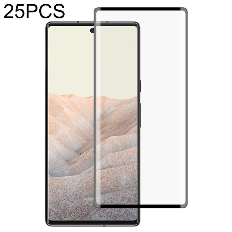 Pellicola in vetro temperato a schermo intero con colla intera da 25 pezzi, For Google Pixel 6 (25 PCS), For Google Pixel 6 Pro (25 PCS)