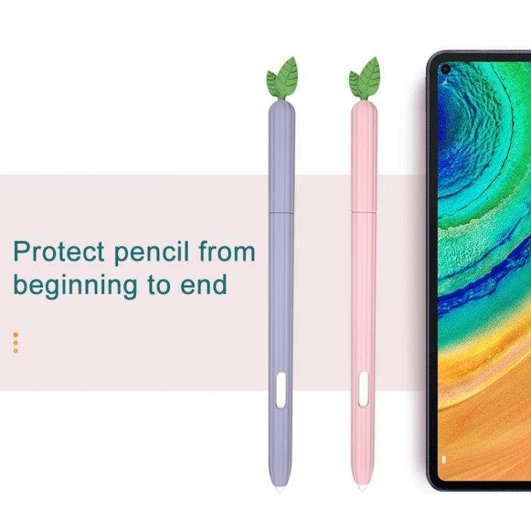 Custodia protettiva in silicone per stilo a forma di frutta e verdura, For Samsung Galaxy Tab S6 Lite P610 / P615, For Samsung Galaxy Tab S7 SM-870 / SM-T875
