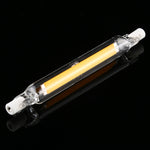 Lampada alogena di ricambio per tubo di vetro con lampadina LED COB,, R7S 7W 500LM 118mm White Light, R7S 3W 350LM 78mm White Light, R7S 7W 500LM 118mm Warm Light, R7S 3W 350LM 78mm Warm Light