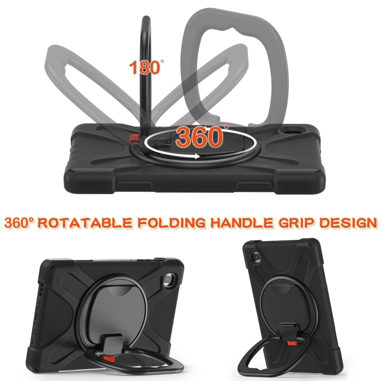 Custodia protettiva in silicone + PC con supporto e tracolla, For Samsung Galaxy Tab A7 Lite T220 / T225