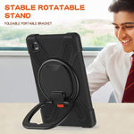Custodia protettiva in silicone + PC con supporto e tracolla, For Samsung Galaxy Tab A7 Lite T220 / T225
