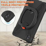Custodia protettiva in silicone + PC con supporto e tracolla, For Samsung Galaxy Tab A7 Lite T220 / T225