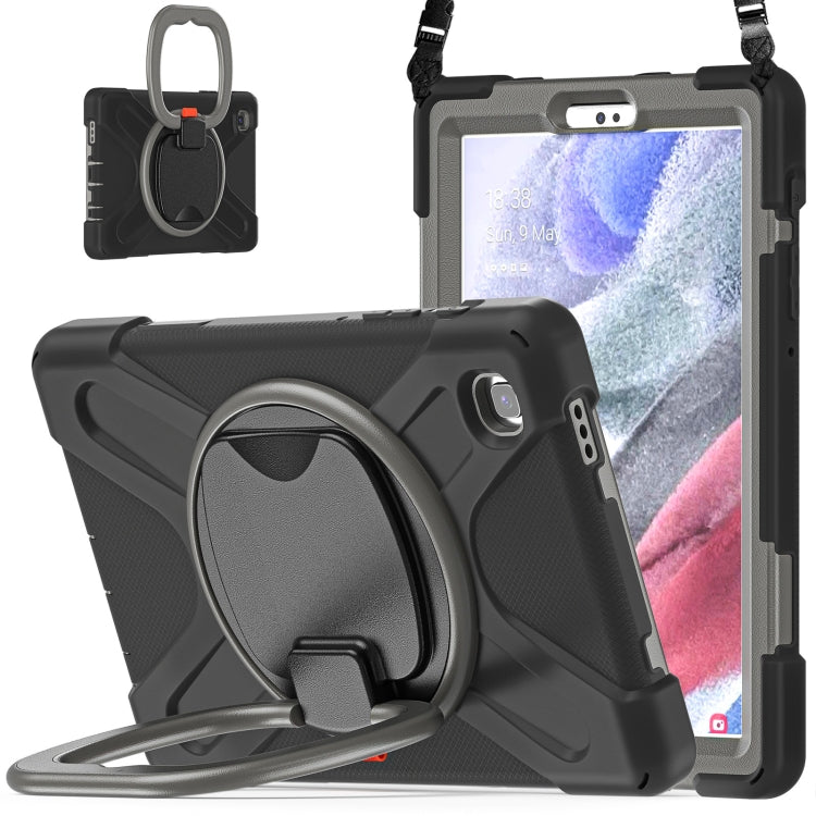 Custodia protettiva in silicone + PC con supporto e tracolla, For Samsung Galaxy Tab A7 Lite T220 / T225