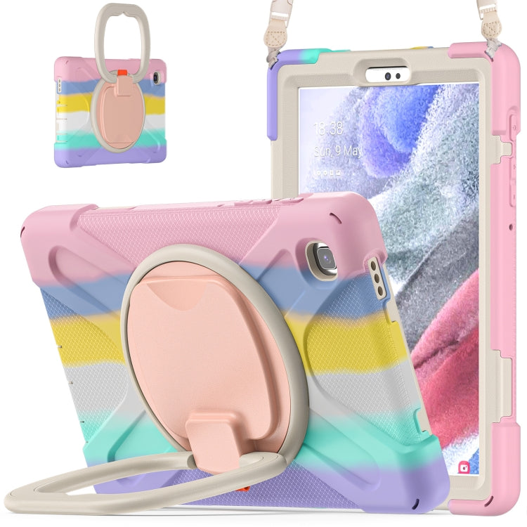 Custodia protettiva in silicone + PC con supporto e tracolla, For Samsung Galaxy Tab A7 Lite T220 / T225