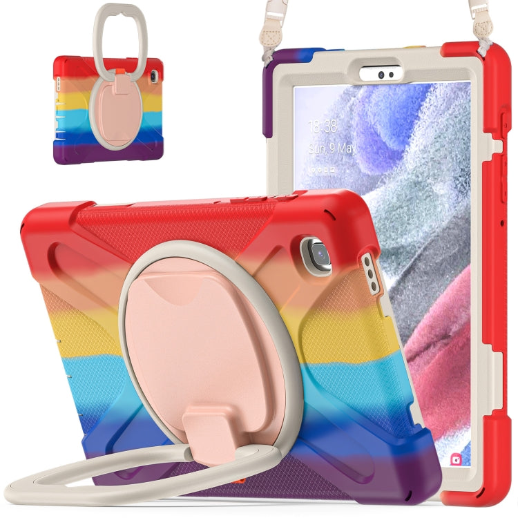 Custodia protettiva in silicone + PC con supporto e tracolla, For Samsung Galaxy Tab A7 Lite T220 / T225
