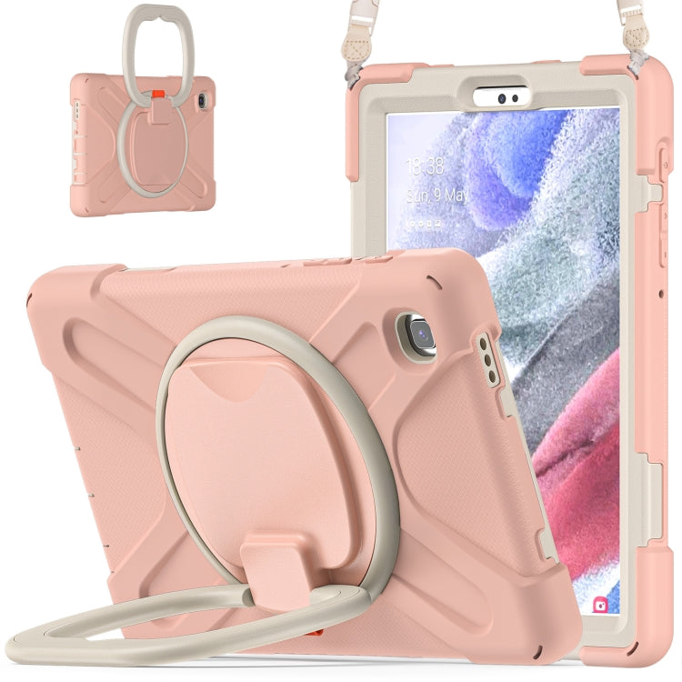 Custodia protettiva in silicone + PC con supporto e tracolla, For Samsung Galaxy Tab A7 Lite T220 / T225