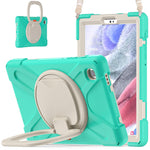 Custodia protettiva in silicone + PC con supporto e tracolla, For Samsung Galaxy Tab A7 Lite T220 / T225