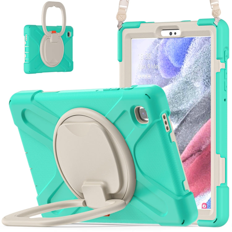 Custodia protettiva in silicone + PC con supporto e tracolla, For Samsung Galaxy Tab A7 Lite T220 / T225