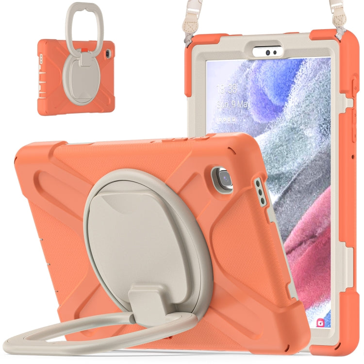 Custodia protettiva in silicone + PC con supporto e tracolla, For Samsung Galaxy Tab A7 Lite T220 / T225