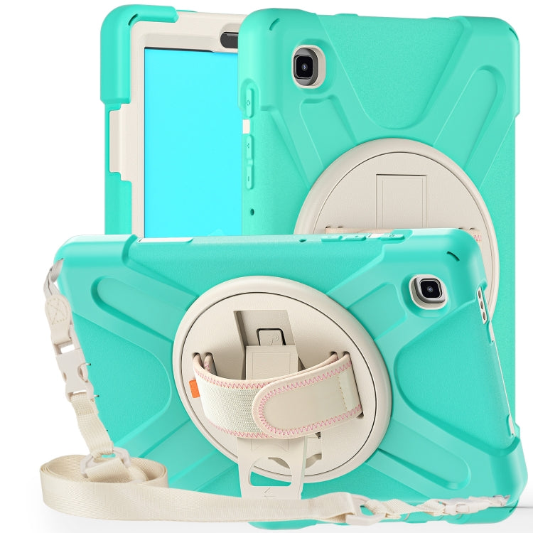 Custodia protettiva in silicone + PC con supporto e tracolla, For Samsung Galaxy Tab A7 Lite T220 / T225