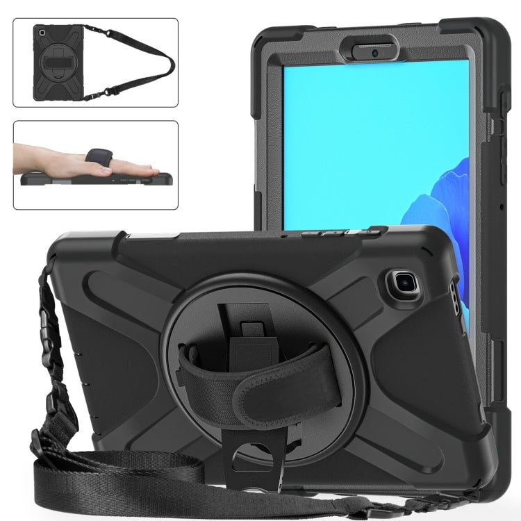 Custodia protettiva in silicone + PC con supporto e tracolla, For Samsung Galaxy Tab A7 Lite T220 / T225