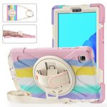 Custodia protettiva in silicone + PC con supporto e tracolla, For Samsung Galaxy Tab A7 Lite T220 / T225