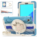 Custodia protettiva in silicone + PC con supporto e tracolla, For Samsung Galaxy Tab A7 Lite T220 / T225
