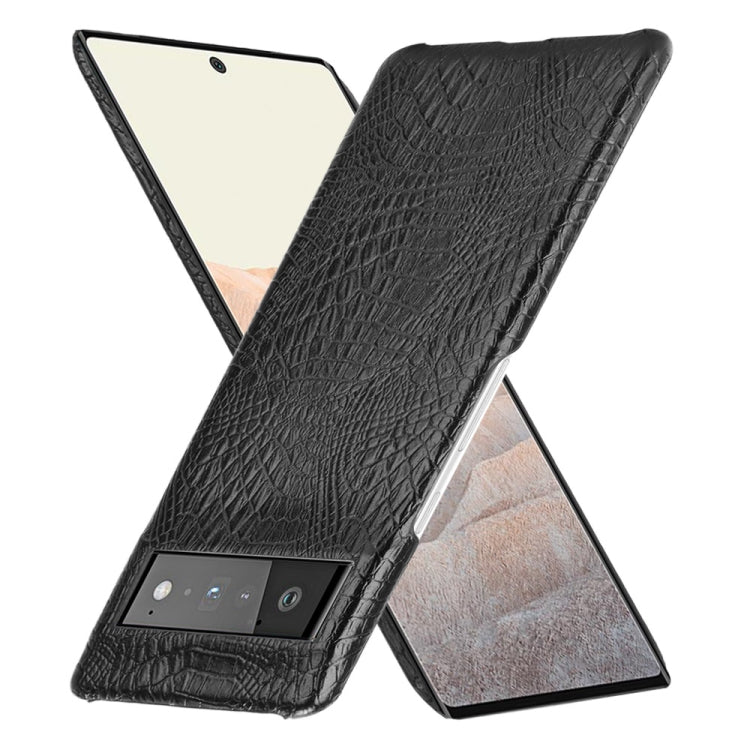 Custodia PC + PU antiurto in coccodrillo, For Google Pixel 6 Pro